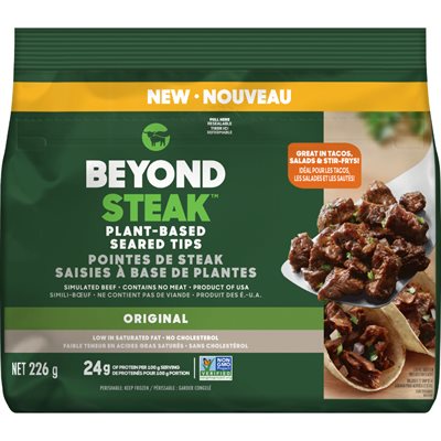 Beyond Pointes de Steak Saisies à base des plantes 226g Beyond Pointes de Steak Saisies à base des plantes 226g