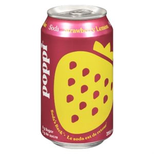 Poppi Citron fraise Soda 355ml