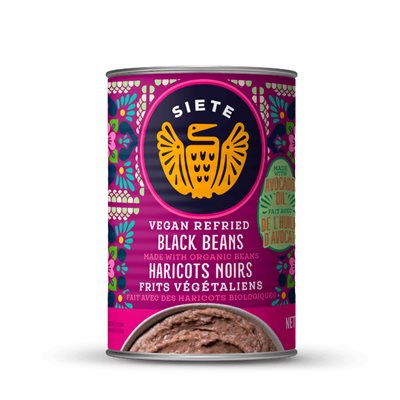 Siete Haricots noir frits 398ml Siete Haricots noir frits 398ml