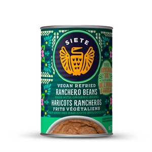 Siete Refried Ranchero Beans 398ml