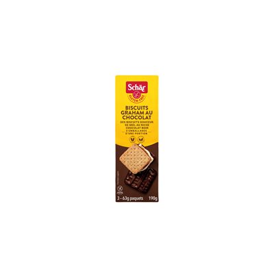 Schar Biscuits Graham Au Chocolat 190G Schar Biscuits Graham Au Chocolat 190G