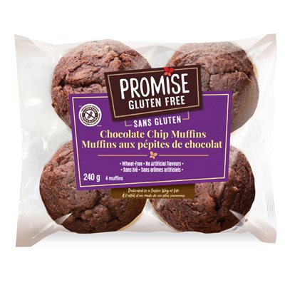Promise Gluten Free Chocolate Chips Muffins 240g