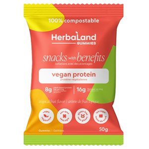 Herbaland Protein Gummies - Tropical 50g