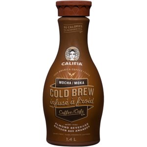 Califia Infusé à Froid Café Moka avec Boisson aux Amandes 1.4 L