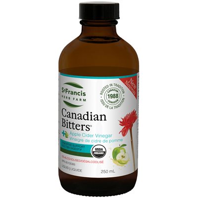 St Francis Canadian Bitters Apple Cider Vinegar 250 mL