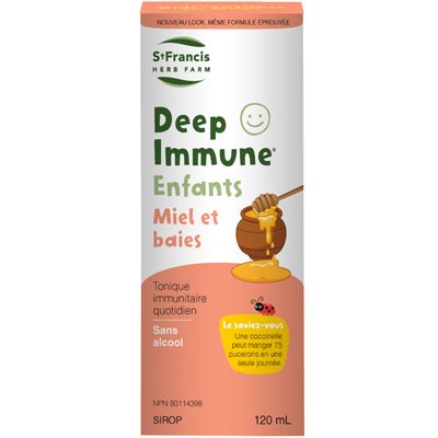 DEEP IMMUNE ENFANT MIEL ET BAIES 120ML DEEP IMMUNE ENFANT MIEL ET BAIES 120ML