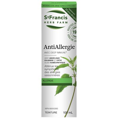St Francis AntiAllergie avec Deep ImmuneMD 100ml St Francis AntiAllergie avec Deep ImmuneMD 100ml