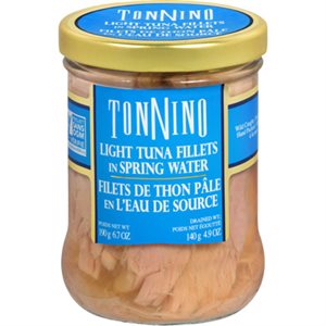 Tonnino Light Tuna Fillet in Spring Water 190g