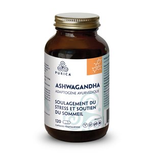 Purica Ashwaganda Sensoril® Organic 125Mg 120v-caps