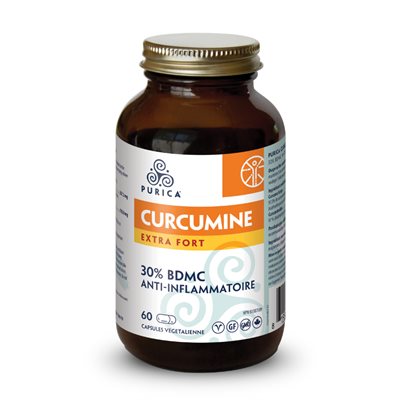 Purica Curcumine 30% BDMC Extra fort 60v-caps Purica Curcumine 30% BDMC Extra fort 60v-caps