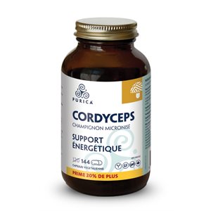 Purica Cordyceps Organic 400Mg 144v-caps Bonus Bottle