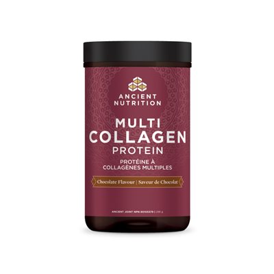 Ancient Nutrition Protéine à Collagènes Multiples - Saveur de Chocolat- 298g