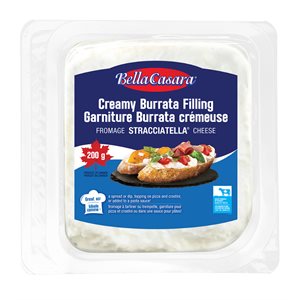 Bella Casara fromage italien doux et cremeux STRACIATELLA 200g