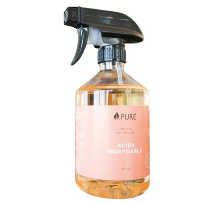 Pure Stainless Steel Cleaner 500ml 500ml Pure Stainless Steel Cleaner 500ml 500ml