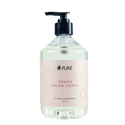 Pure Savon Mains & Corps Fleur d'Amandier 500ml Pure Savon Mains & Corps Fleur d'Amandier 500ml