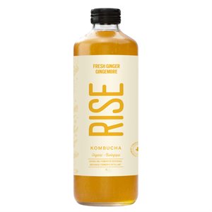 Rise Kombucha Organic White Tea Ginger 1L