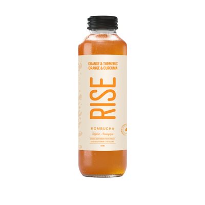 Rise Kombucha Bio Orange Et Curcuma 414ml Rise Kombucha Bio Orange Et Curcuma 414ml
