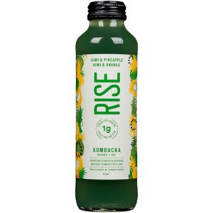 Rise Organic Kiwi & Pineapple Kombucha 414ml 