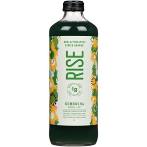 Rise Organic Kombucha Kiwi & Pineapple 1L 