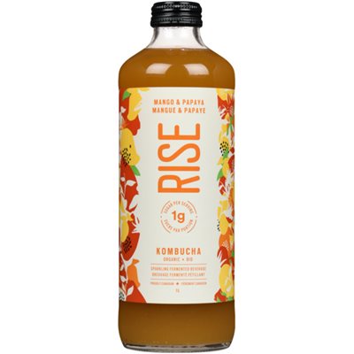 Rise Kombucha Bio Mangue & Papaye 1L Rise Kombucha Bio Mangue & Papaye 1L