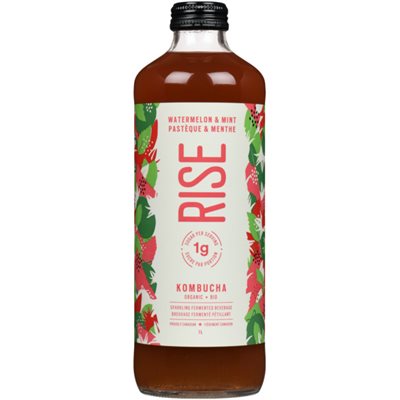 Rise Kombucha Bio Pasteque & Menthe 1L Rise Kombucha Bio Pasteque & Menthe 1L