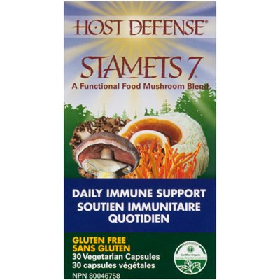 Host Defense Stamets 7 Support Immunitaire Quotidien 30 Capsules Host Defense Stamets 7 Support Immunitaire Quotidien 30 Capsules