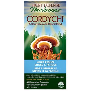 Host Defense Cordychi Capsules (Reishi & Cordyceps) 30 caps