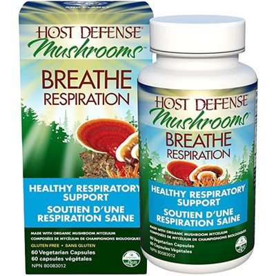 Host Defense Respiration Soutien d'une Respiration Saine 60 Capsules Host Defense Respiration Soutien d'une Respiration Saine 60 Capsules