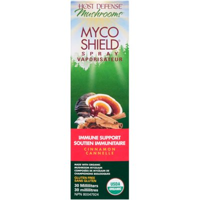 Host Defense MycoShield Vaporisateur Soutien Immunitaire Cannelle 30ml Host Defense MycoShield Vaporisateur Soutien Immunitaire Cannelle 30ml
