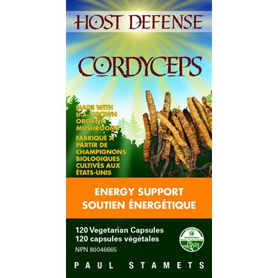 Host Defense Cordyceps Soutien énergétique 120 Capsules Host Defense Cordyceps Soutien énergétique 120 Capsules