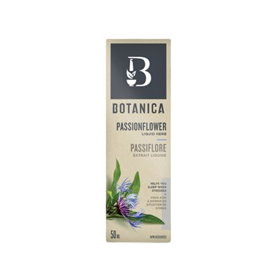 Botanica Extrait Liquide de Passiflore Biologique 50ml Botanica Extrait Liquide de Passiflore Biologique 50ml