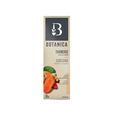 Botanica Extrait Liquide de Curcuma Biologique 50ml Botanica Extrait Liquide de Curcuma Biologique 50ml