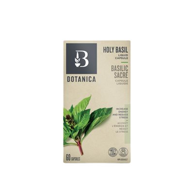 Botanica Basilic Sacré Biologique 60 Capsules Liquides Botanica Basilic Sacré Biologique 60 Capsules Liquides