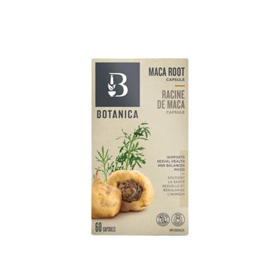 Botanica Racine de Maca Biologique 60 Capsules Liquides