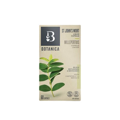 Botanica Millepertuis Biologique 60 Capsules Liquides Botanica Millepertuis Biologique 60 Capsules Liquides