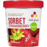 Solo Fruit Organic Sorbet Strawberry 500 ml