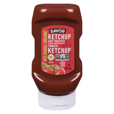 Savor Ketchup aux tomates biologique Savor Ketchup aux tomates biologique