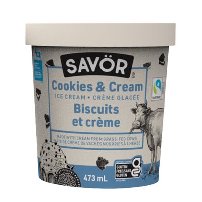 Savor Créme glacée Biscuits et créme Savor Créme glacée Biscuits et créme