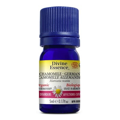 Divine Essence Chamomile German Organic Essential Oil 5ml