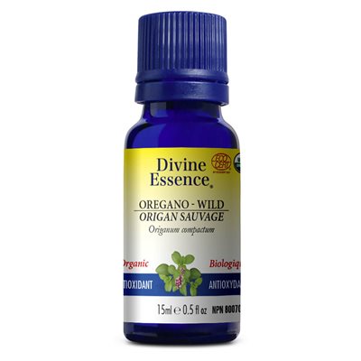 Divine Essence Oregano Wild Organic Essential Oil 15ml