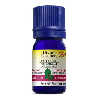 Divine Essence Patchouli Organic Essential Oil 5ml