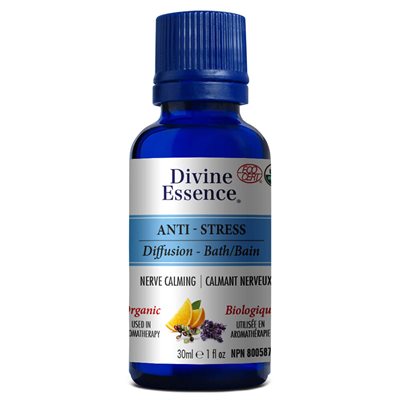 Divine Essence Synergie Anti-Stress Huile Essentielle Biologique 30ml