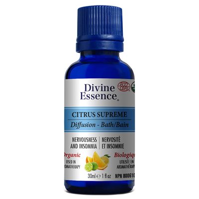 Divine Essence Citrus Supreme Synergy Organic Essential Oil 30ml