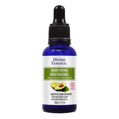 Divine Essence Avocat Huile de Beauté Biologique 30ml