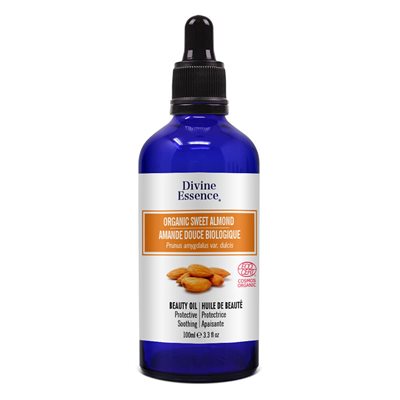 Divine Essence Amande Douce Huile de Beauté Biologique 100ml