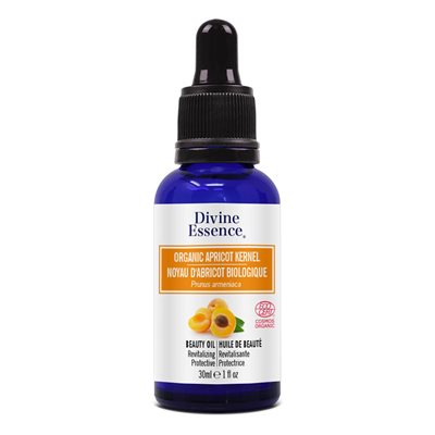 Divine Essence Noyau d'Abricot Huile De Beauté Biologique 30ml