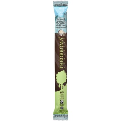 Theobroma Chocolat au Lait Noix de Coco & Quinoa Croquant 31 g Theobroma Chocolat au Lait Noix de Coco & Quinoa Croquant 31 g