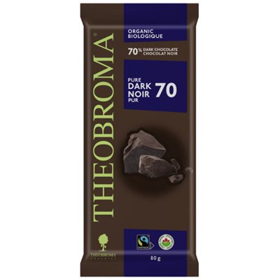 Theobroma 70 % Chocolat Biologique Theobroma 70 % Chocolat Biologique