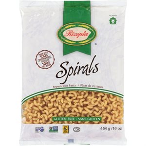 Rizopia Grosses Spirales De Riz Brun 454G