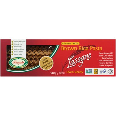 Rizopia Brown Rice Pasta Lasagne 340 g